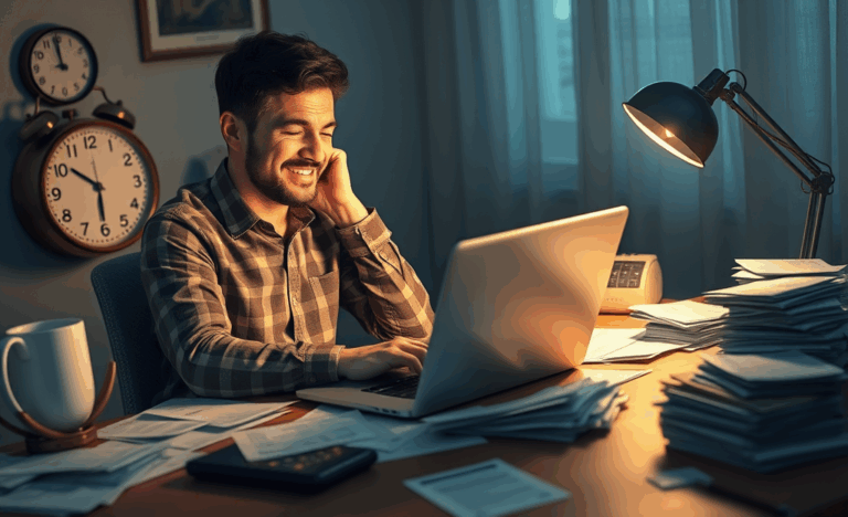 A person considering a quick personal loan during a financial crisis.