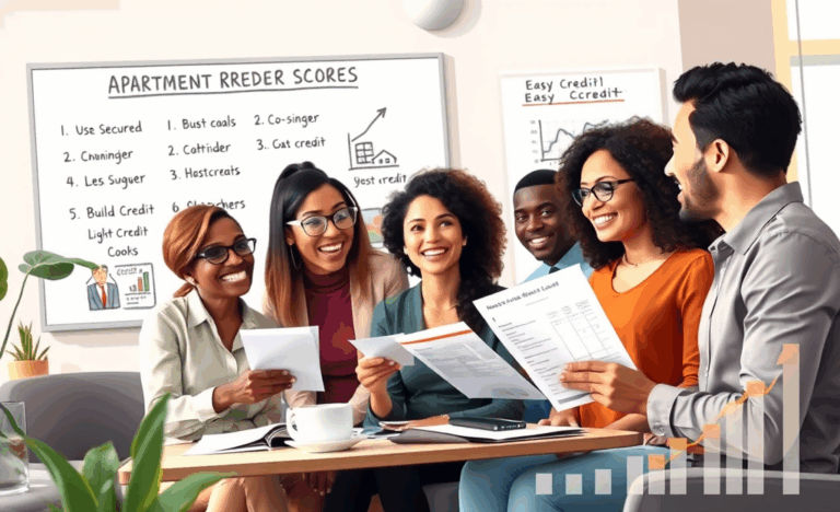 A person exploring options for quick and easy credit for purchasing an apartment.