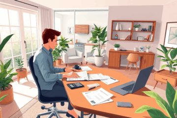 Person considering a personal loan for property refinancing