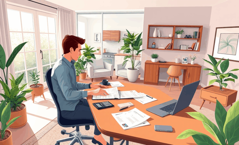 Person considering a personal loan for property refinancing