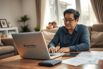 An individual considering SMBC personal loan options for urgent financial needs.