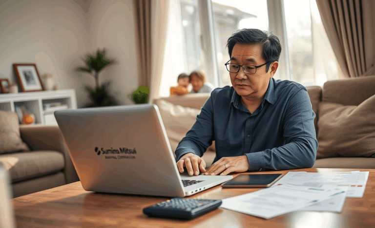 An individual considering SMBC personal loan options for urgent financial needs.