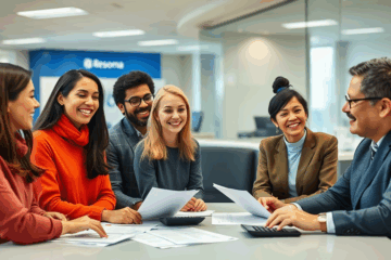 A person exploring personal loan options with Resona Holdings for urgent financial needs.