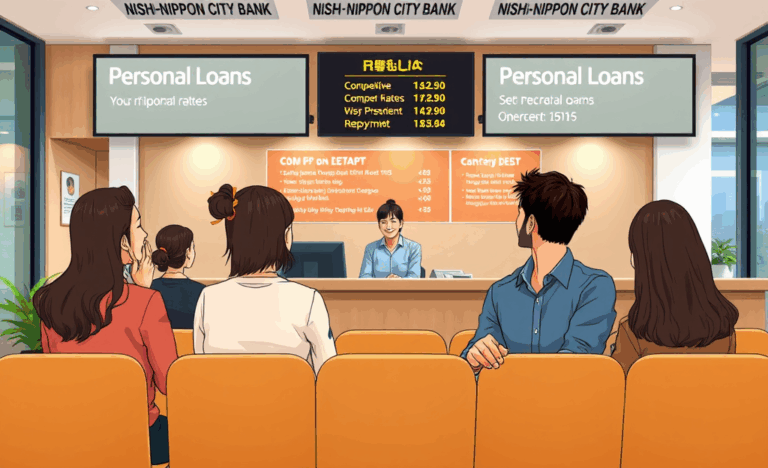 Image representing urgent personal loans for immediate financial needs through Nishi-Nippon City Bank.