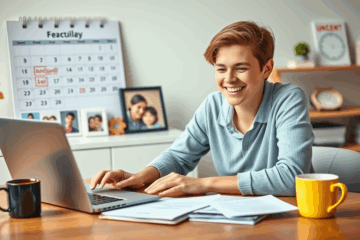 A person looking for urgent financial assistance through ACOM personal loans.