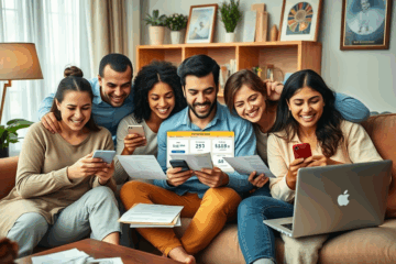 Illustration of a personal loan credit engine helping individuals obtain urgent financial assistance.